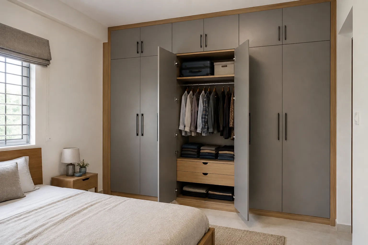 Hinged Wardrobe Design Bangalore